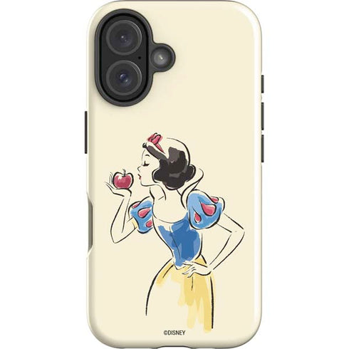 Disney Princess Snow White Art iPhone 16 Plus Impact Case